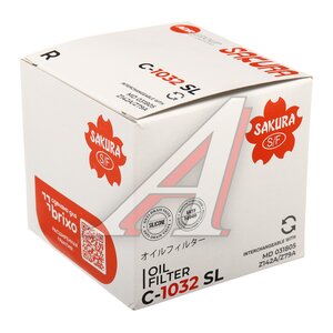 Изображение 3, C1032SL Фильтр масляный HYUNDAI Sonata, Accent, Lantra KIA Rio 3, Cerato SAKURA