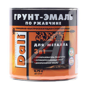 Изображение 1, 20410 Грунт-эмаль по ржавчине белый RAL9010 0.75л DALI