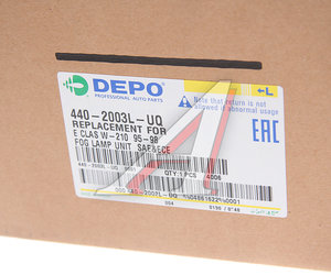 Изображение 5, 440-2003L-UQ Фара противотуманная MERCEDES E (W210) левая DEPO