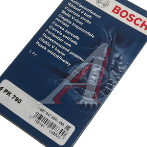 Изображение 3, 1987947856 Ремень приводной поликлиновой 4PK790 BOSCH