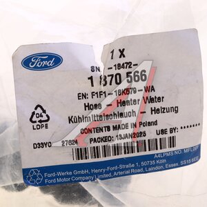 Изображение 6, 1870566 Патрубок FORD Transit (06-) отопителя OE