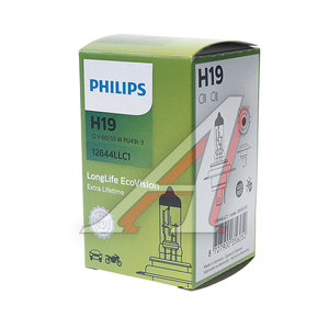 Изображение 2, P-12644LL Лампа 12V H19 60/55W PU43t-3 PHILIPS