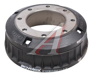 Изображение 1, 3103015M10-MX Барабан тормозной JAC N120 передний MOVELEX