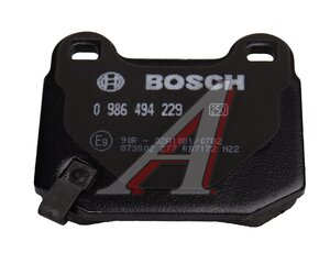Изображение 5, 0986494229 Колодки тормозные MITSUBISHI Lancer (00-07) задние (4шт.) BOSCH