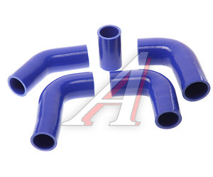 Изображение 1, 130-17-012 Патрубок ГАЗ-3302 дв.ЗМЗ-406 радиатора комплект 5шт. синий силикон MEGAPOWER