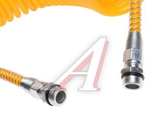 Изображение 2, 350-49-004 Шланг пневматический витой М22 L=7.5м (желтый) (t=-45+50) MEGAPOWER