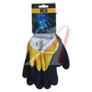 Изображение 1, 1080-ЕNProfil Перчатки нейлоновые с полиуретаном черно-желтые