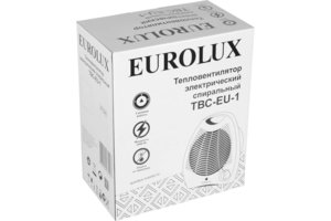 Изображение 7, 67/2/8 Тепловентилятор бытовой 2.00кВт (20кв.м) настольный белый EUROLUX