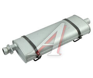 Изображение 2, 3302-1201010-10 Глушитель ГАЗ-3302, 2217, 3307 ЕВРО-3 усиленный (хомут/фланец) ЮТАС