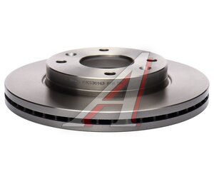 Изображение 2, MBC030163 Диск тормозной HYUNDAI Elantra (00-), Matrix передний (1шт.) MANDO