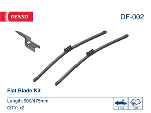 Изображение 6, DF-002 Щетка стеклоочистителя VW Passat B6 600/480мм комплект DENSO