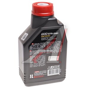 Изображение 2, 112460 Масло моторное MOTUL 6100 SYN-CLEAN 5W30 п/синт.1л