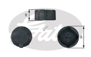 Изображение 5, RC202 Крышка бачка расширительного ALFA ROMEO FIAT LANCIA GATES