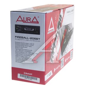 Изображение 6, FIREBALL-205BT Магнитола автомобильная 1DIN AURA