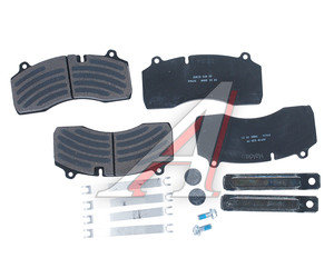 Изображение 3, 95566 Колодки тормозные КАМАЗ-4308 (4шт.) HALDEX