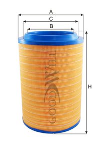 Изображение 3, AG1093 Фильтр воздушный VOLVO FH16 (93-) GOODWILL