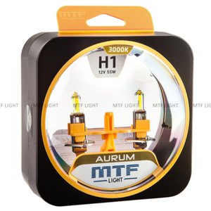 Изображение 1, HAU1201 Лампа 12V H1 55W P14.5s бокс (2шт.) Aurum MTF