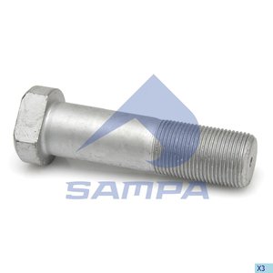 Изображение 2, 020.433 Шпилька колеса КАМАЗ-5490 MAN MERCEDES Actros (97-02) (M22х1.5х85) SAMPA