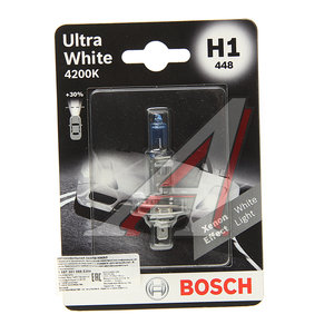 Изображение 2, 1987301088 Лампа 12V H1 55W P14.5s блистер (1шт.) Ultra White BOSCH