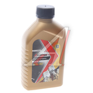 Изображение 1, AKS0012MOF Масло моторное PREMIUM SL/CF 5W40 синт.1л AKROSS