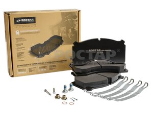 Изображение 4, 180.000124 Колодки тормозные RENAULT дисковые (205х102х27мм) (4шт.) ROSTAR