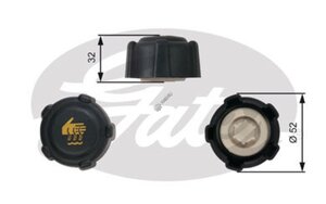 Изображение 2, RC223 Крышка бачка расширительного ЛАДА Largus, Vesta, X-Ray RENAULT Logan (04-) OPEL NISSAN GATES