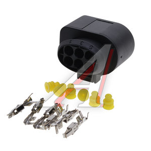 Изображение 2, 7743233 Разъем VW AUDI SEAT SKODA электрический (6-ти контактный) TE PARTS