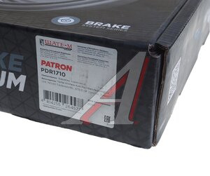 Изображение 4, PDR1710 Барабан тормозной KIA Picanto (04-) задний (без АБС) (1шт.) PATRON