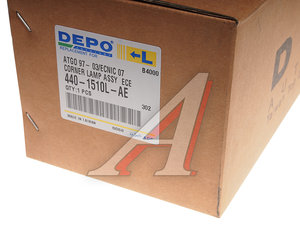 Изображение 3, 440-1510L-AE Указатель поворота MERCEDES Atego левый над фарой (с патроном) DEPO