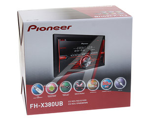 Изображение 3, FH-X380UB Магнитола автомобильная 2DIN PIONEER