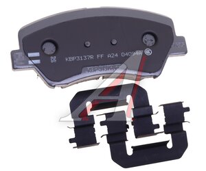 Изображение 2, 58101-A7A00 Колодки тормозные KIA Rio (13-) передние (4шт.) (R15) OE