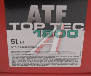 Изображение 4, 20662 Масло трансмиссионное TOP TEC ATF1800 синт.5л LIQUI MOLY