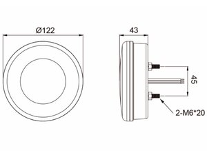 Изображение 4, 370-17-058 Фонарь задний универсальный светодиодный 12/24V MEGAPOWER