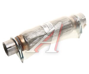 Изображение 1, VTL50250350 IB-2Х Гофра глушителя 50x250х350 с трубами трехслойная innerbraid c хомутами МЗГС