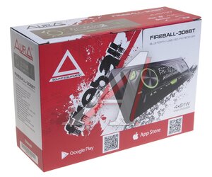 Изображение 4, FIREBALL-306BT Магнитола автомобильная 1DIN AURA