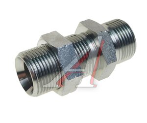 Изображение 1, 6B-12LN Адаптер BSP(Ш)3/4"-BSP(Ш)3/4" удлиненный (с гайкой, проходной) ZHHMC