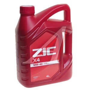 Масло моторное ZIC X4 10W40 п/синт. API SN 4л, ZIC 10W40,
                                                          фото 1 Изображение 1, 162766 Масло моторное ZIC X4 10W40 п/синт. API SN 4л