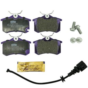 Изображение 5, PN0019W Колодки тормозные VW AUDI SEAT SKODA задние (4шт.) NIBK