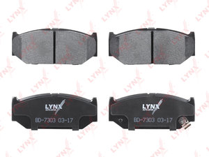 Изображение 3, BD7303 Колодки тормозные SUZUKI Swift передние (4шт.) LYNX