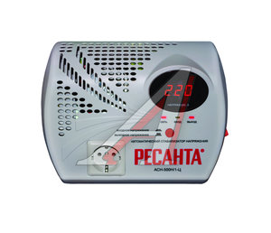Изображение 1, РЕСАНТА АСН-500Н/1-Ц Стабилизатор напряжения однофазный цифровой 0.5кВт, 220В+/-8%,  КПД-97% настенный РЕСАНТА