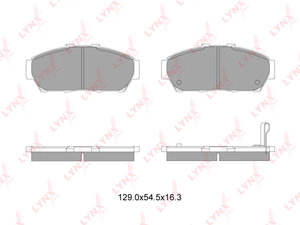 Изображение 1, BD3433 Колодки тормозные HONDA Integra (97-) передние (4шт.) LYNX