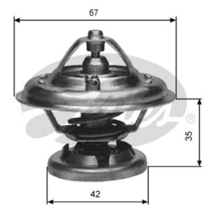 Изображение 5, TH12685G1 Термостат MERCEDES C (W202) (93-00) с прокладкой GATES