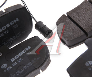 Изображение 3, 0986494535 Колодки тормозные LAND ROVER Range Rover передние (4шт.) BOSCH