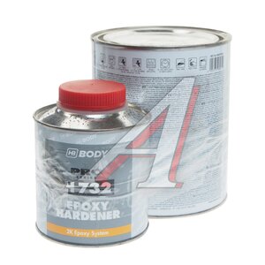 Изображение 2, 9890700001 Грунт эпоксидный 989 1кг с отвердителем 732 EPOXY 0.25л BODY