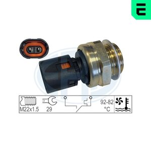 Изображение 6, 330181 Датчик включения вентилятора OPEL Astra F (94-98) ERA