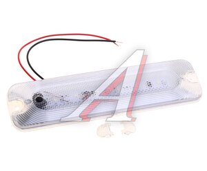 Изображение 1, ЕС 11.06-12 LED2 Плафон освещения салона бесцветный прозрачный с выключателем (12V,  светодиод) ЕВРОСВЕТ