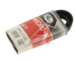 Изображение 3, 4PK1708 Ремень приводной поликлиновой 4PK1708 GATES