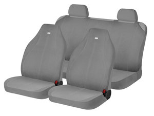 Изображение 1, 22128 Авточехлы (майка) полиэстер серые (5 предм.) Shuttle CARFASHION