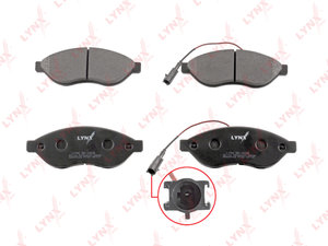 Изображение 2, BD2828 Колодки тормозные PEUGEOT Boxer CITROEN Jumper (06-) передние (4шт.) LYNX