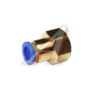 Изображение 1, ER-SPCF08-03 Соединитель трубки ПВХ, полиамид d=8мм (внутренняя резьба) М16х1.25 ЭВРИКА
